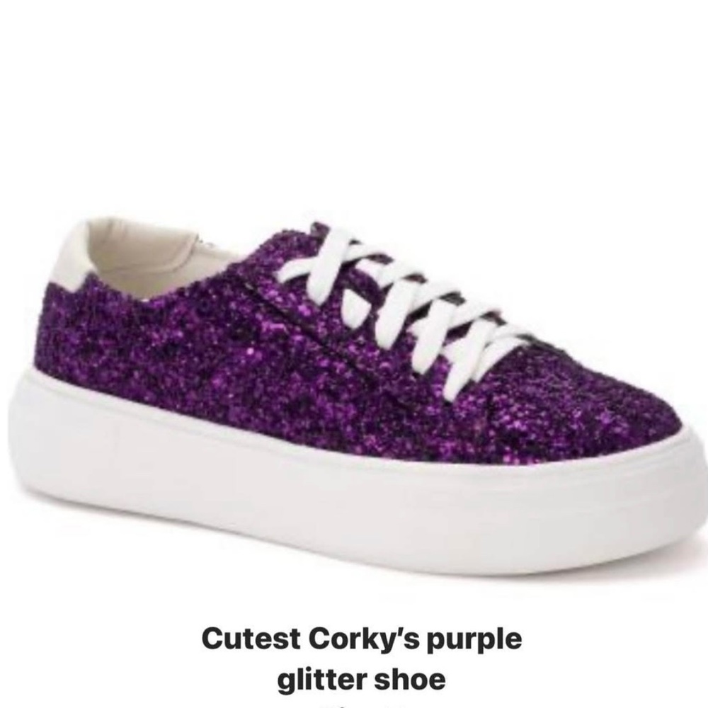 Hey Girl Corkys Purple Chunky Shoes